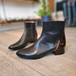 ショートブーツ MD-3757 ダークブラウン